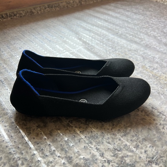 ROTHY’S Black flat size 7.5 - Picture 1 of 5